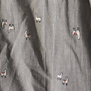 NWT Old Navy Striped button down llama blouse